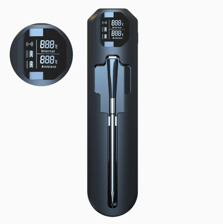 Wireless Digital Meat Thermometer with Dual Sensors